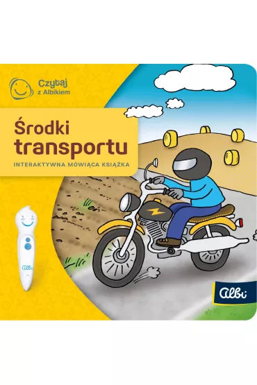 Czytaj z Albikiem. �rodki transportu. Interaktywna m�wi�ca ksi��ka - Lucie Krystl�kov�
