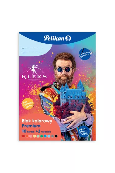 Pelikan Blok kreatywny A4 + 2 tutoriale kolorowy 10 kartek
