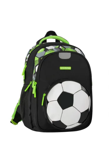 Plecak szkolny Football zielony pi�ka STARPAK 550863