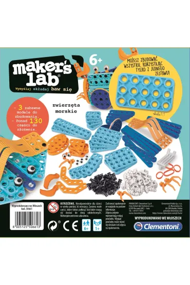 Maker's Lab - Zwierz�ta morskie Clementoni