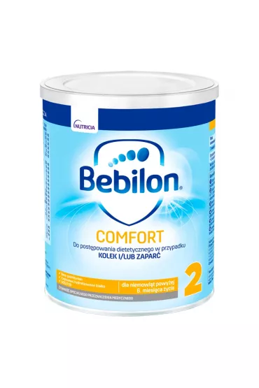 Bebilon Comfort 2 ProExpert Dietetyczny rodek spoywczy na kolki i zaparcia powyej 6. miesica ycia 400 g