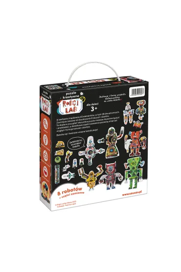 Puzzle kreatywne 63 el. CzuCzu. Robot Lab Bright Junior Media