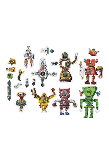 Puzzle kreatywne 63 el. CzuCzu. Robot Lab Bright Junior Media
