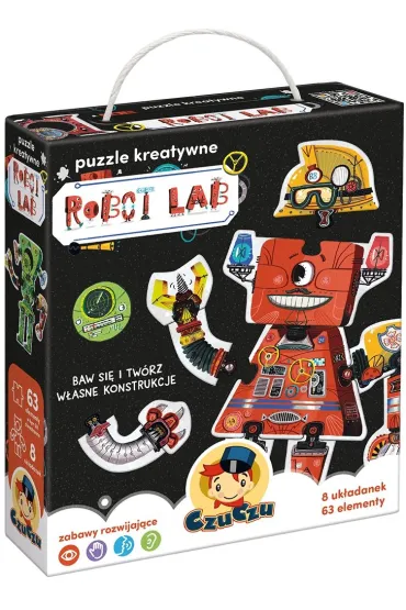 Puzzle kreatywne 63 el. CzuCzu. Robot Lab Bright Junior Media