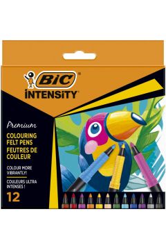 Bic Fllamastry Intensity Premium w pudełku 12 kolorów