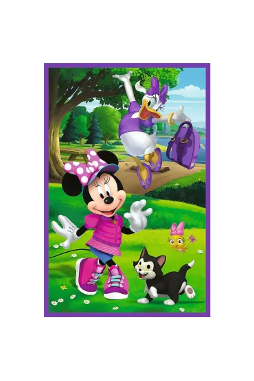 Puzzle 3x80 el. Minnie i przyjaciele Trefl