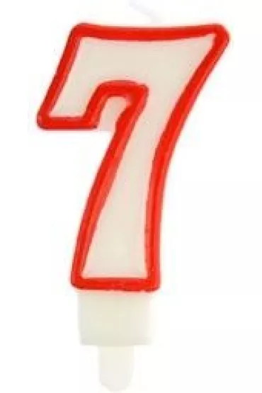 �wieczka 7 czerwona