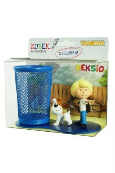 Tisso Toys Przybornik biurkowy z figurkami Ch�opiec i Reksio