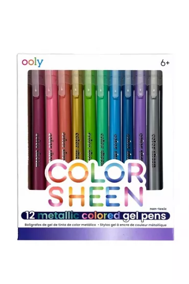 Ooly D�ugopisy �elowe metaliczne Color Sheen 12 szt.