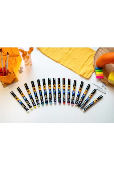 Marker akrylowy okr�g�y Intensity mix op.12 szt. BIC 302928