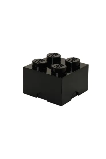 Pojemnik klocek LEGO Brick 4 Czarny