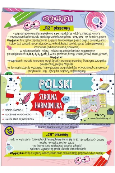 Henry �ci�ga harmonijka j. polski - interpunkcja B6