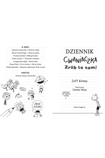 Dziennik Cwaniaczka. Zr�b to sam! - Jeff Kinney