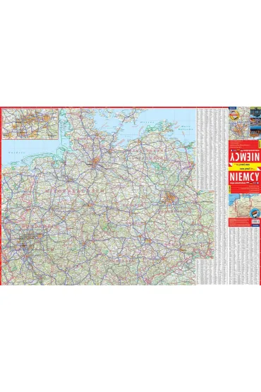 Niemcy mapa samochodowa 1:750 000 papier 2023