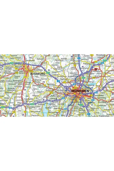 Niemcy mapa samochodowa 1:750 000 papier 2023