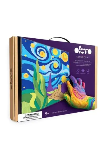 Okto Zestaw do modelowania z masy plastycznej Ma�y Ksi��� Noc� 29x29 cm