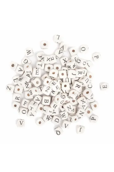 Dalprint Koraliki drewniane litery