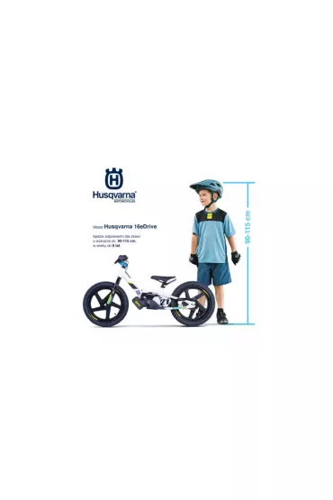 Motorek elektryczny dla dzieci Husqvarna 16eDrive Stacyc