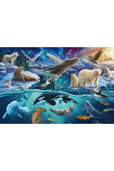 Puzzle 150 el. Arktyczne zwierz�ta Schmidt