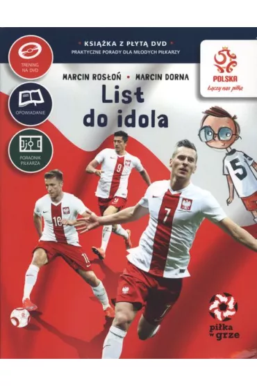 PZPN. Pi�ka w grze. List do idola (ksi��ka z DVD) * * - Marcin Dorna, Marcin Ros�o�