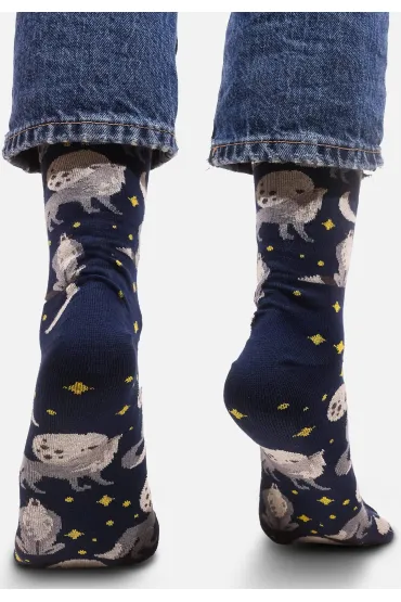 Skarpetki bawe�na organiczna nocne wilki 42-46