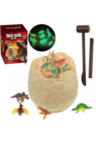 Wykopaliska paleontolog dinozaur w jajku Trifox