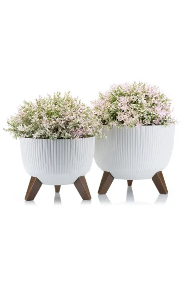 HowHomely Donica Rosa linea ECO recykling bia�a