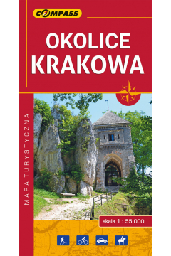 Mapa turystyczna Okolice Krakowa 1:55 000