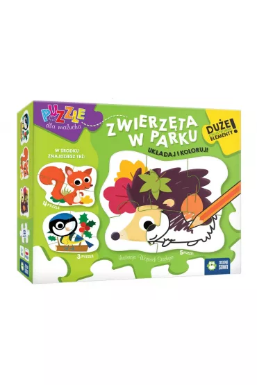 Puzzle dla malucha. Zwierz�ta w parku Zielona Sowa