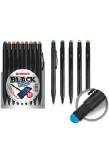 Penmate D�ugopis metalowy Black Touch 25 szt.