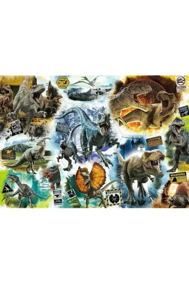 Puzzle 1000 el. Na tropie dinozaur�w Trefl