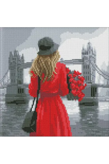 Ideyka Diamentowa mozaika - Mglisty Londyn 30x30cm