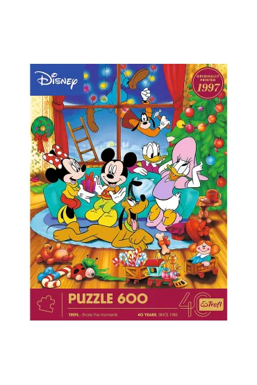 Puzzle 600 el. Myszka Miki i Przyjaciele �wi�ta Disney Trefl