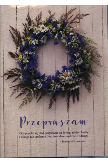 Pan Dragon Karnet B6 Przepraszam