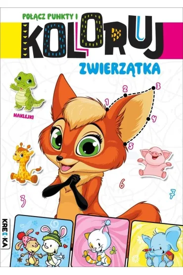 Zwierz�tka. Po��cz punkty i koloruj