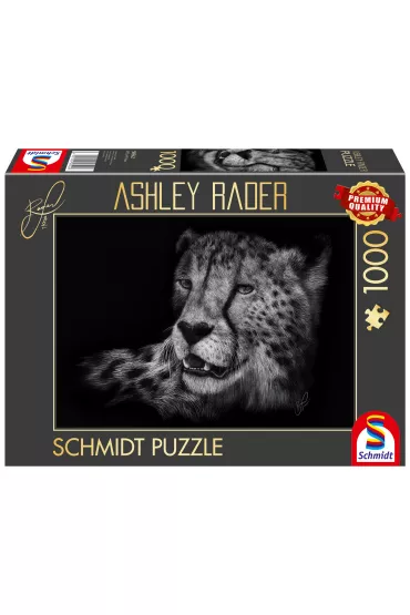 Puzzle 1000 el. PQ Ashley Rader Gepard Schmidt - Ashley  Rader
