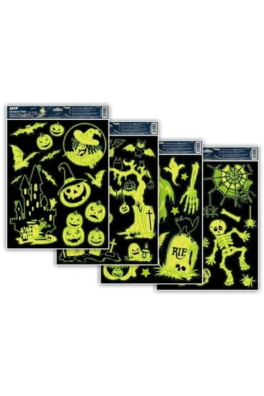 MFP Naklejka Halloween fluorescencyjna 30x42cm