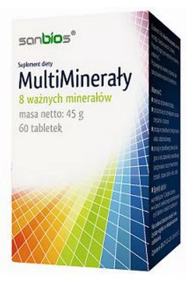 Sanbios MultiMinera�y Suplement diety 60 tab.