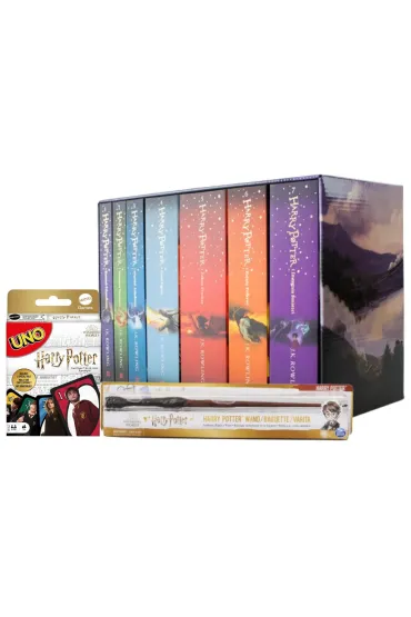 Pakiet: Harry Potter. Tomy 1-7, UNO Harry Potter, Magiczna R�d�ka Harry'ego Wizarding World