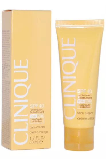 Clinique SPF 40 Face Cream krem do twarzy zapewniajcy wysok ochron przed szerokim spektrum promieniowania sonecznego UVB/UVA 50 ml