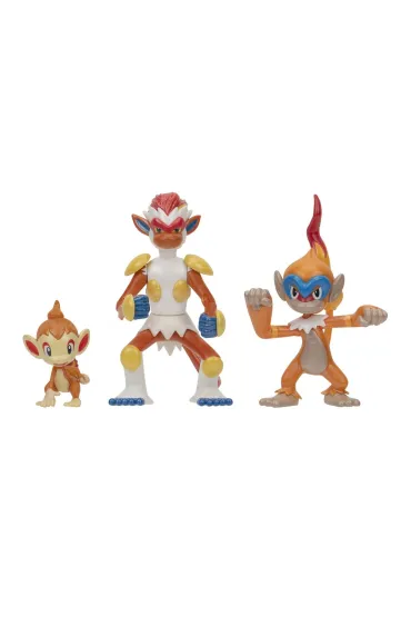 3PAK Ewolucja Chimchar, figurki