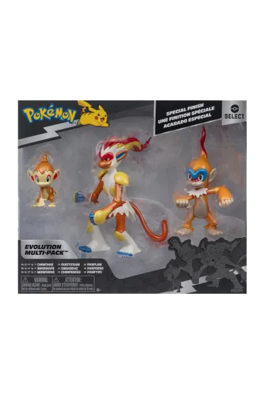 3PAK Ewolucja Chimchar, figurki