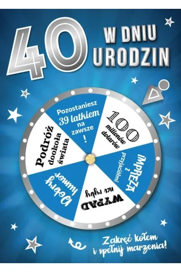 Armin Style Karnet Urodziny 40