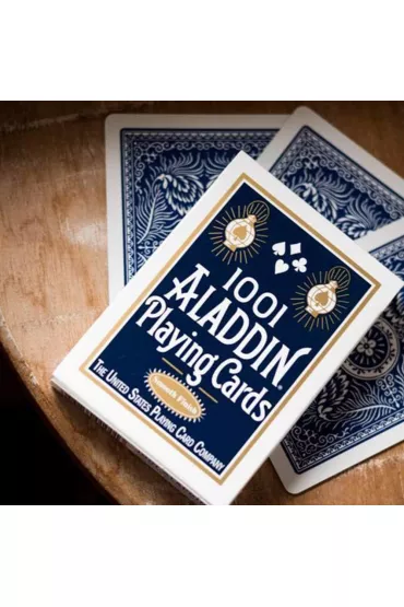 United States Playing Card Aladdin Spiel – Blaues Design, 52 Karten + 2 Joker