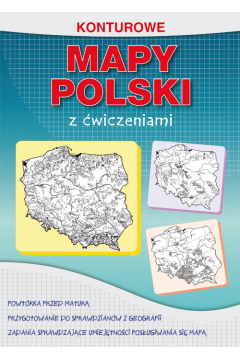 Konturowe mapy Polski z wiczeniami