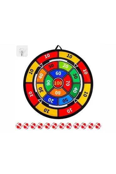 Tarcza z pi�eczkami na rzep 12 szt 76x76cm Madej