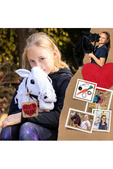 Hobby Horse Skippi. Ko� na kiju bia�y