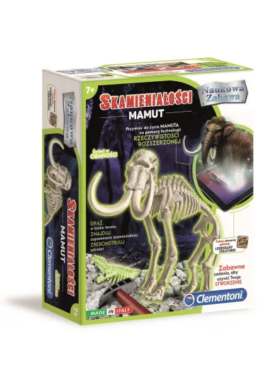 Skamienia�o�ci - Mamut fluorescencyjny Clementoni