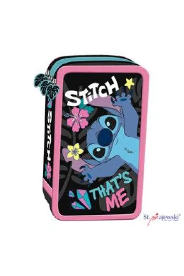 St. Majewski Pi�rnik szkolny potr�jny z wyposa�eniem. Stitch That's Me