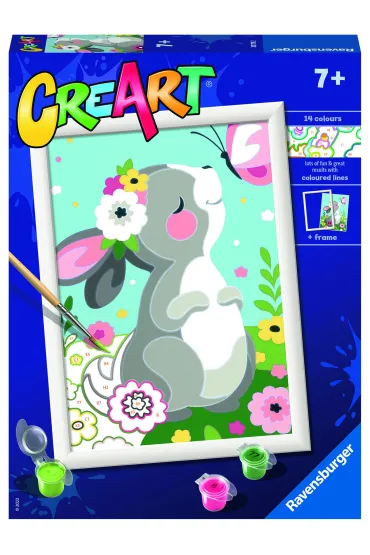 Malowanie po numerach CreArt - Pi�kny kr�liczek Ravensburger